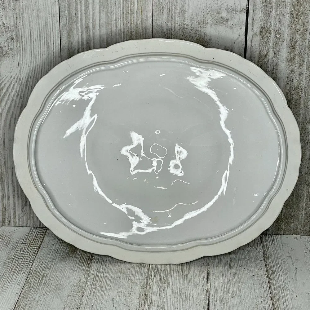 Antique Schönwald R.S.A.G. Bavaria Porcelain Covered Serving Dish, Platter, & Gr